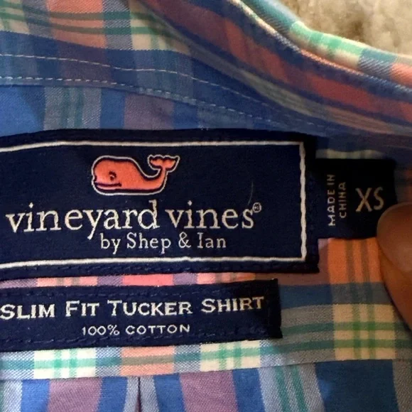 Men’s VINEYARD VINES Slim Fit Tucker long sleeve button down shirt- Size XS - Picture 4 of 6